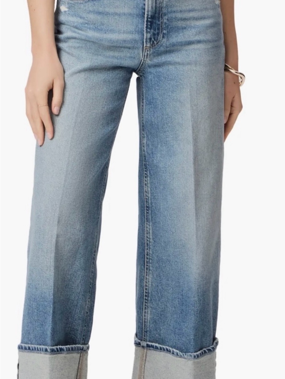 NWOT Paige Sasha High-Rise Wide-Leg Jeans 26